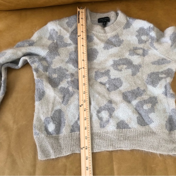 RAG AND BONE Leopard Print Sweater - Picture 9 of 10